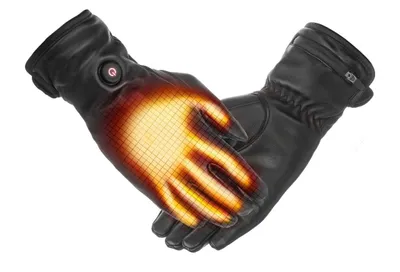 Produktbild von Beheizbare Damen Lederhandschuhe Gr. L
