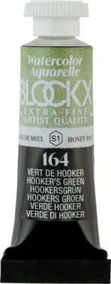 Produktbild von Blockx 3x Aquarellfarbe, Hookersgrün - Tube 5ml - Hookergrün 43164BXC