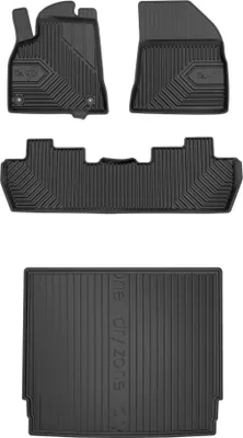 Produktbild von FROGUM Gummimatten Auto Fußmatten + Kofferraummatte für Peugeot 5008 I 2009-2017