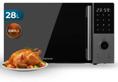 Produktbild von Cecotec Digitale Mikrowelle mit Grill 28 L Proclean 2800. 900 W, Grill 1200 W, Heißluft 2200 W, 8 Programme, 5 Leistungsstufen