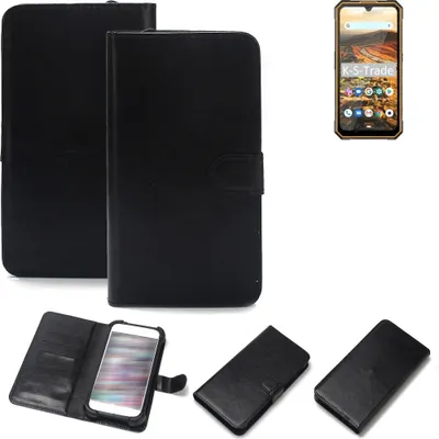 Produktbild von K-S-Trade Handyhülle Schutzhülle kompatibel mit Cubot KingKong 5 Handy Schutz Hülle Handyhülle Bumper schwarz 1x