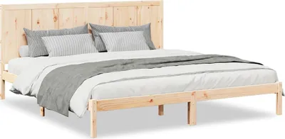 Obrázek produktu pro Prodloužený rám postele bez matrace 200 x 220 cm masivní dřevo