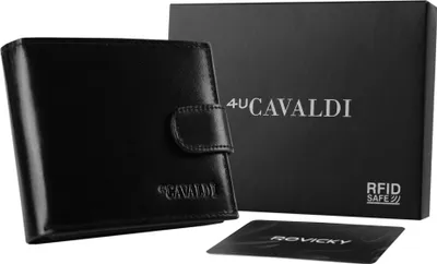 Obrázek produktu pro Kožená peněženka 0035L-BS-RFID BLACK