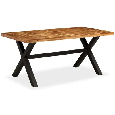 Produktbild von The Living Store Esstisch Akazien- und Mangoholz Massiv 180 x 90 x 76 cm
