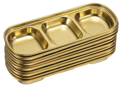 Obrázek produktu pro Sada 10 nerezových misek s oddíly