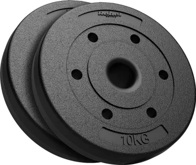 Produktbild von Rebel 2x10kg Bitumenscheiben 51mm für Olympiastange