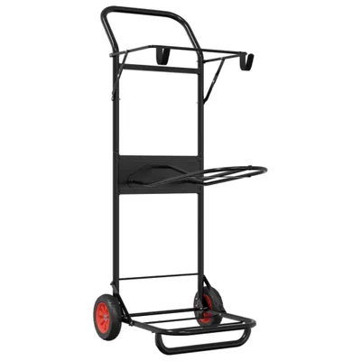 Produktbild von Sattelwagen Klappbar Schwarz Stahl