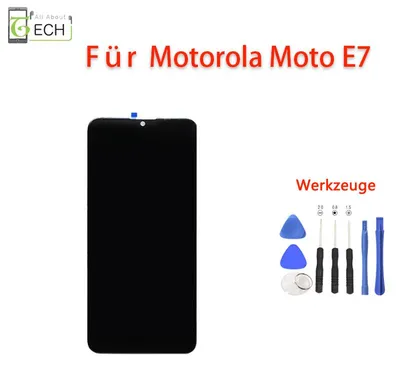 Produktbild von Für Motorola E7 XT2095 LCD Display mit Rahmen Bildschirm Touchscreen