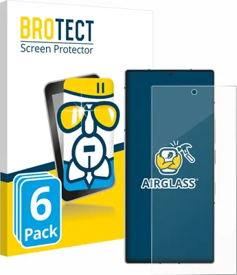 Produktbild von 6x BROTECT Schutzglas für Nubia Z60 Ultra Schutzfolie Panzer Folie Glas Display Schutz klar
