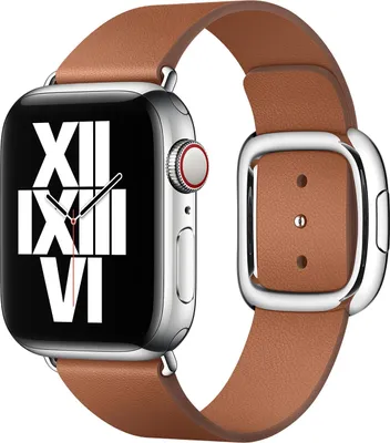 Produktbild von Apple MWRE2ZM/A Intelligentes tragbares Accessoire Band Braun Leder