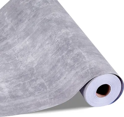 Produktbild von VEVOR Tapete selbstklebend, 45 cm x 15 m, Wandtapete, Klebefolie in Industrie-Stil, Möbelfolie, Möbelaufkleber, dekorative Tapetenrolle für Schlafzimmer, Küche, Büro, Badezimmer, dunkelgrau