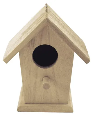 Image de Mini-maisonnette pour oiseaux, en bois, , dimensions : 12 x 7,5 x 13 cm, à suspendre