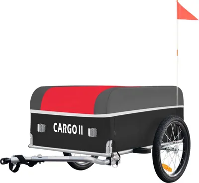 Produktbild von Tiggo VS Cargo II Fahrrad Lastenanhänger mit 130 Liter Volumen Klappbar Fahrradanhänger Transportanhänger