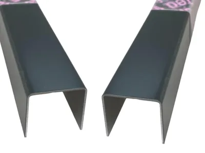 Produktbild von Aluminium U-Profil anthrazitgrau Abdeckprofil 0,8 mm