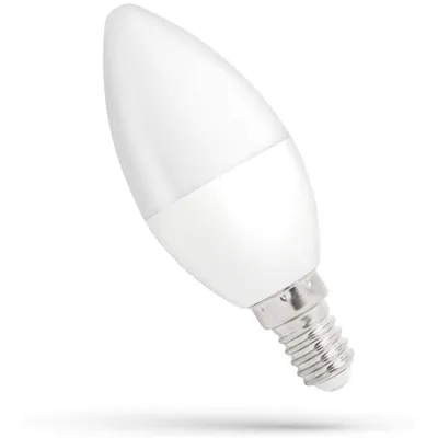 Immagine prodotto di Spectrum LED lampadina a candela 6W = 40W opaco E14 500lm bianco neutro 4000K dimmerabile