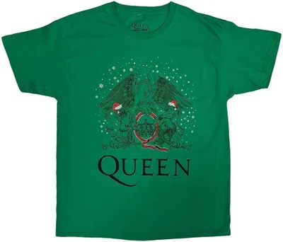 Produktbild von Queen - "Holiday" T-Shirt für Herren/Damen Uni - weihnachtliches Design RO9878 (XXL) (Grün)