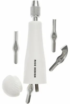 Produktbild von Linolschneidewerkzeug, 1 Handgriff, 5 Messer
