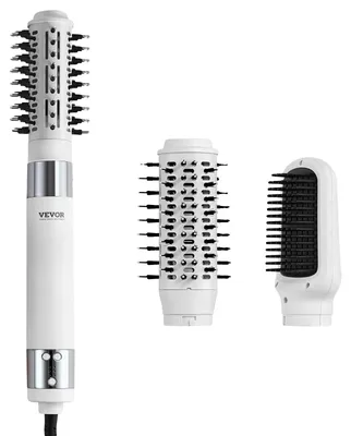 Zdjęcie produktu dla Suszarka do włosów VEVOR, jonowa szczotka do suszenia włosów, 110 000 obrotów na minutę Airstyler z owalną i łopatkową szczotką, 4 temperatury i 3 prędkości suszenia, szczotka do stylizacji włosów