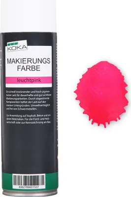 Produktbild von Markierungsfarbe Leuchtpink, witterungsbeständig, schnelltrocknend für dauerhafte Markierungen