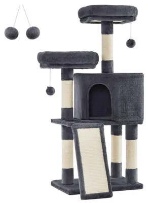 Immagine prodotto di Tiragraffi - Leobert - Grigio Scuro - 50 X 35 X 115 Cm