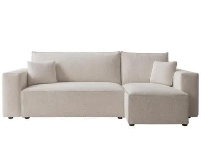 Produktbild von Idohome - PARIS L Ecksofa mit Schlaffunktion und Bettkasten 244x145 cm – universell – Modernes Schlafsofa & Couchgarnitur Farbe: Creme Centaur 01