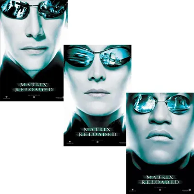 Produktbild von Matrix Reloaded Posterset + Ü-Poster