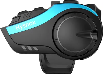 Image de Casque Hysnox, oreillette Bluetooth, interphone moto, IP65 étanche, supporte l'interphone 6 personnes, distance 2000 mètres