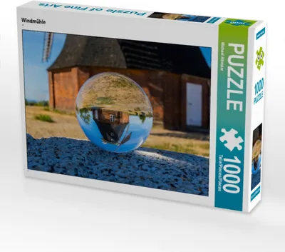 Produktbild von CALVENDO Puzzle Windmühle 1000 Teile Puzzle quer | 1000 Teile Lege-Größe 64x48cm Foto-Puzzle für glückliche Stunden