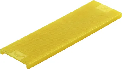 Produktbild von ROTO Verglasungsklotz GL-IB 100 x 52 x 4 mm, aus Kunststoff gelb, 500 Stück | Unterlegkeile - Distanzplättchen