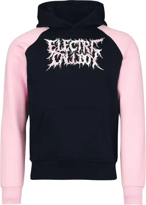 Produktbild von Electric Callboy Kapuzenpullover Herren Logo schwarz/rosa XL