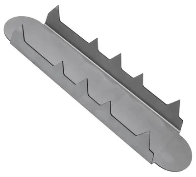 Obrázok produktu pre Okrajové prvky do záhrady z ocele Corten, rozmer 400 x 80 x 2 mm, s integrovanými hrotmi na zapichnutie do zeme