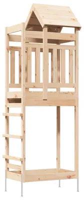Produktbild von vidaXL Outdoor-Spielturm Natur 90 x 64 x 238 cm Massives Kiefernholz