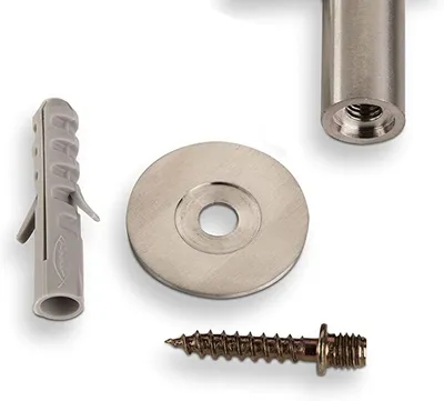 Immagine prodotto di Appendiabiti KARA in acciaio inox come gancio singolo o barra con 4/6/8 ganci