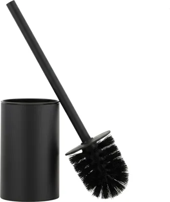 Immagine prodotto di Scopino da bagno indipendente in acciaio inossidabile H 37 cm nero