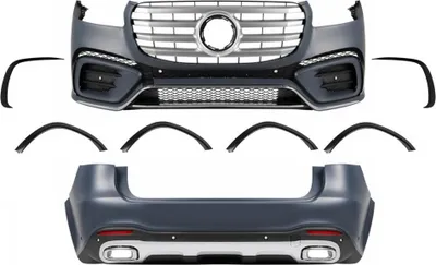 Produktbild von Bodykit für Mercedes GLS SUV X167 2019–2023 Umbaustoßstange mit Sport Line Design.