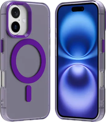 Produktbild von Handyhülle für iPhone 11 Pro, Hülle Kompatibel mit MagSafe, Schlank Durchscheinend Matt Stoßfest Schutzhülle Lila