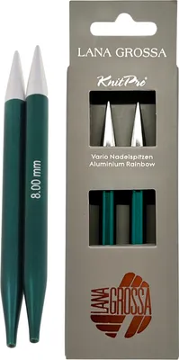 Produktbild von Lana Grossa Knit Pro Nadelspitzen VARIO LANG Aluminium Rainbow Durchmesser 3.0 mm