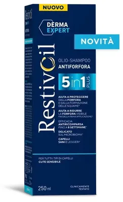 Immagine prodotto di Restivoil Derma Expert Shampoo Antiforfora 5 In 1 250 Ml
