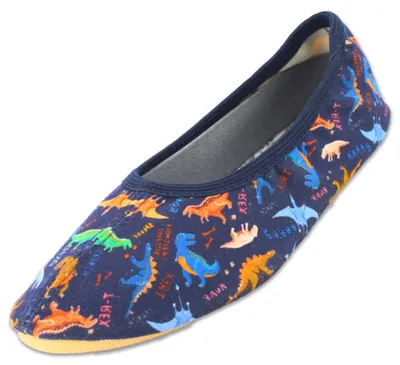 Produktbild von Beck Jungen Slipper, Dinosaurier, Dunkelblau, 27 EU
