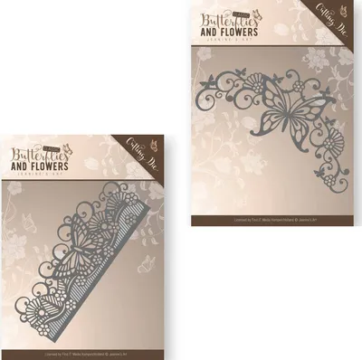 Produktbild von Stanzschablone - Jeanines Art - Butterflies and Flowers - Schmetterling