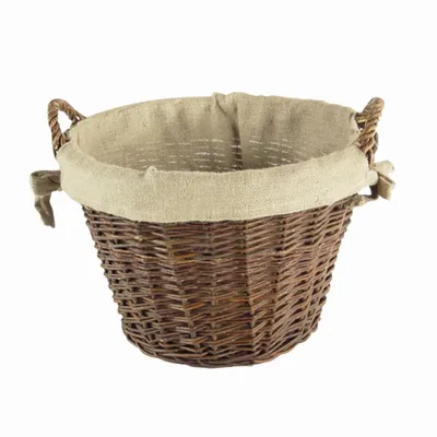Produktbild von Franz Müller 832-5917 Gartenkorb mit Juteeinlage, Ø 45 cm, aus Weide, natur