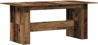 Produktbild von vidaXL Esstisch Altholz-Optik 180x90x76 cm Holzwerkstoff