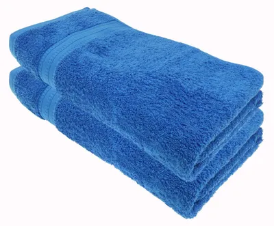 Produktbild von Julie Julsen BIO Badetuch 2er Set 100x150 Royalblau