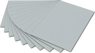 Zdjęcie produktu dla Karton fotograficzny Folia 300g/m², 50x70cm, 10 arkuszy, srebrny mat