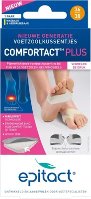 Produktbild von Epitact Pijnverlichtende Voetzoolkussentjes comfort PLUS Maat 36/38