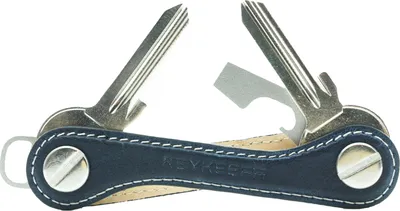 Produktbild von Keykeepa Leder Key Organizer Schlüssel Manager Midnight Blau