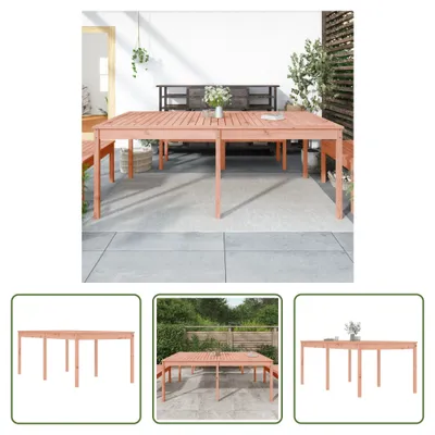 Produktbild von The Living Store Gartentisch 203,5x100x76 cm Massivholz Douglasie