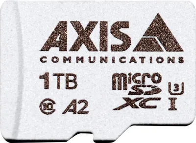 Obrázek produktu pro AXIS Surveillance - Flash paměťová karta (microSDXC-an-SD-Adapter inbegriffen) - 1 TB - A2 / UHS-I U3 / Class10 - microSDXC UHS-I - pro AXIS D3110, M3085, M3086, M4308, M5075, M7116, P3727, P3818, Q1656, Q1715, Q1942, Q6100
