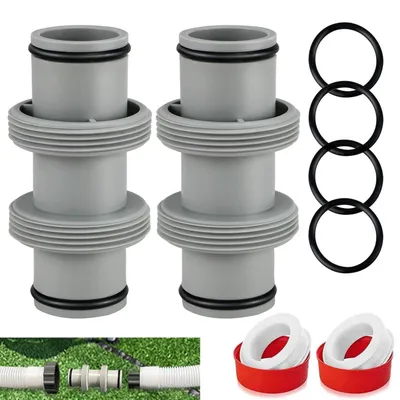 Produktbild von Schlauchverbinder 38mm Poolschlauch Adapter T-Stück 2 Wege für Intex Bestway