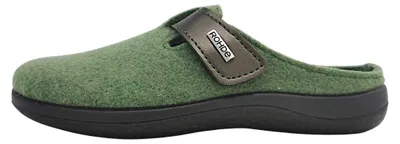 Image de Rohde Bari G : Chaussons d'intérieur pour femmes, couleur verte, style décontracté